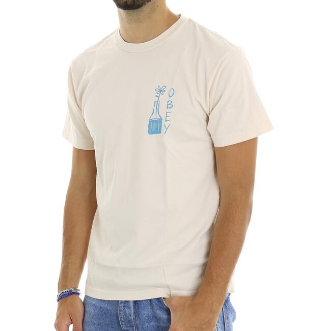 T-SHIRT FLOWER DOODLE OBEY - Mad Fashion | img vers.650x/